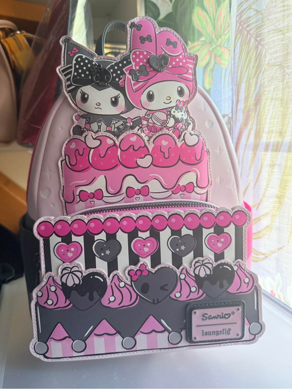 Loungefly Sanrio Kuromi and My Melody Mini Backpack NWT
